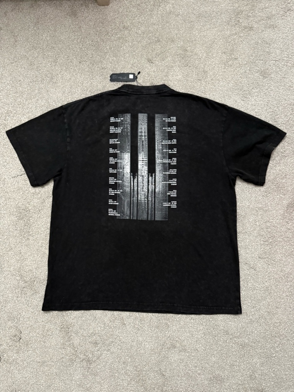 Large BIGBANG 2026 2027 Cosmos World Tour T-Shirt Official Merchandise